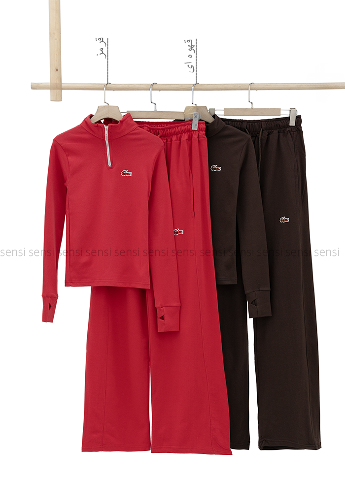 ست کراپ شلوار زنانه Lacosteکد1006894